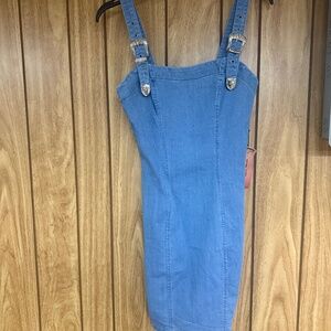 Mini Denim Dress
